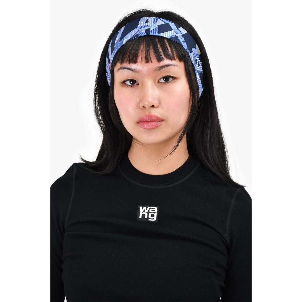 Hermès Blue Silk Patterned Twilly